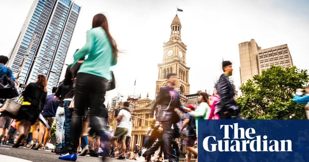 People walking in a urban landscape - The Guardian